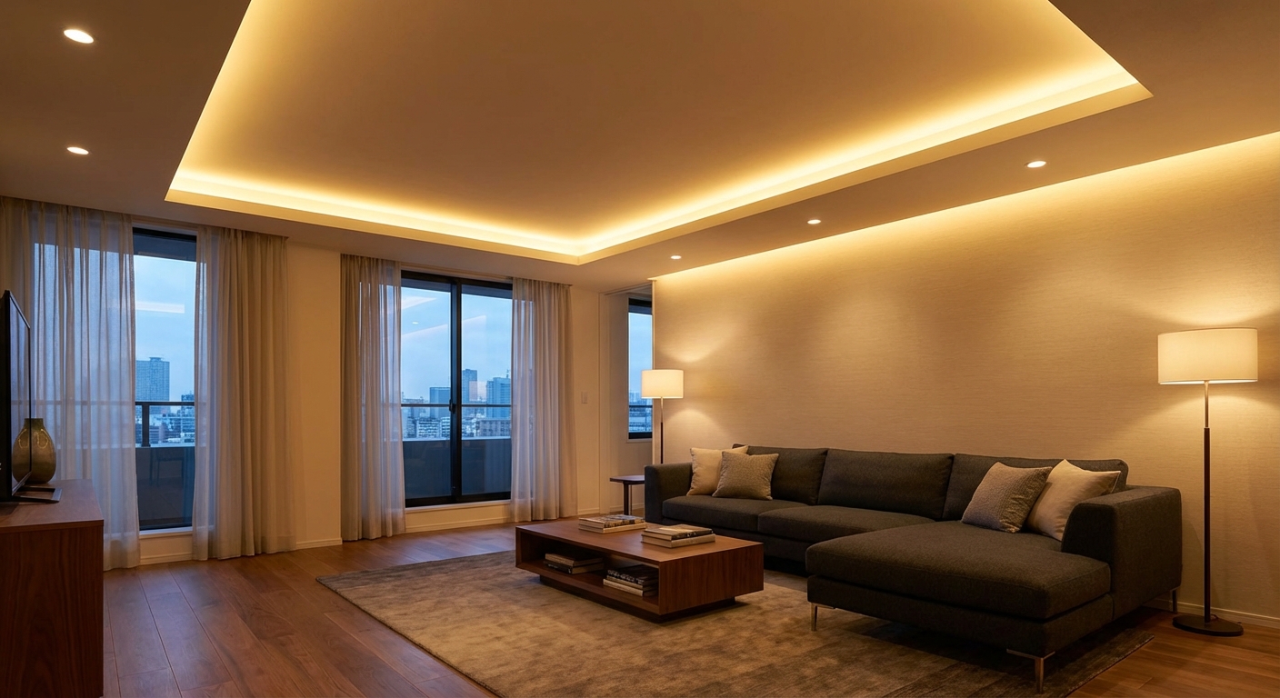 Ugradnja LED rasvete u stanu | LuxElektro